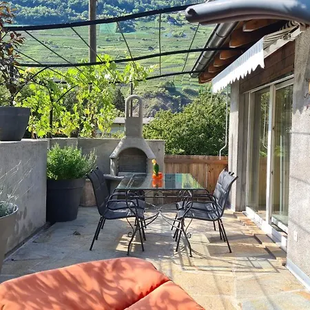 Daire Chez Pewee, Beau Duplex En Ville, Parc Prive Martigny